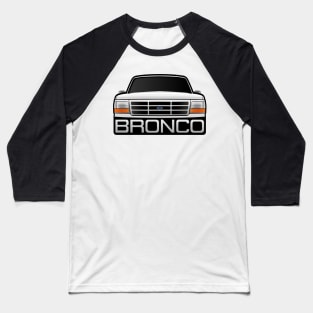 Ford Bronco White Obs Baseball T-Shirt